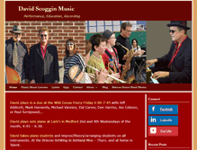 Tablet Screenshot of davidscogginmusic.com